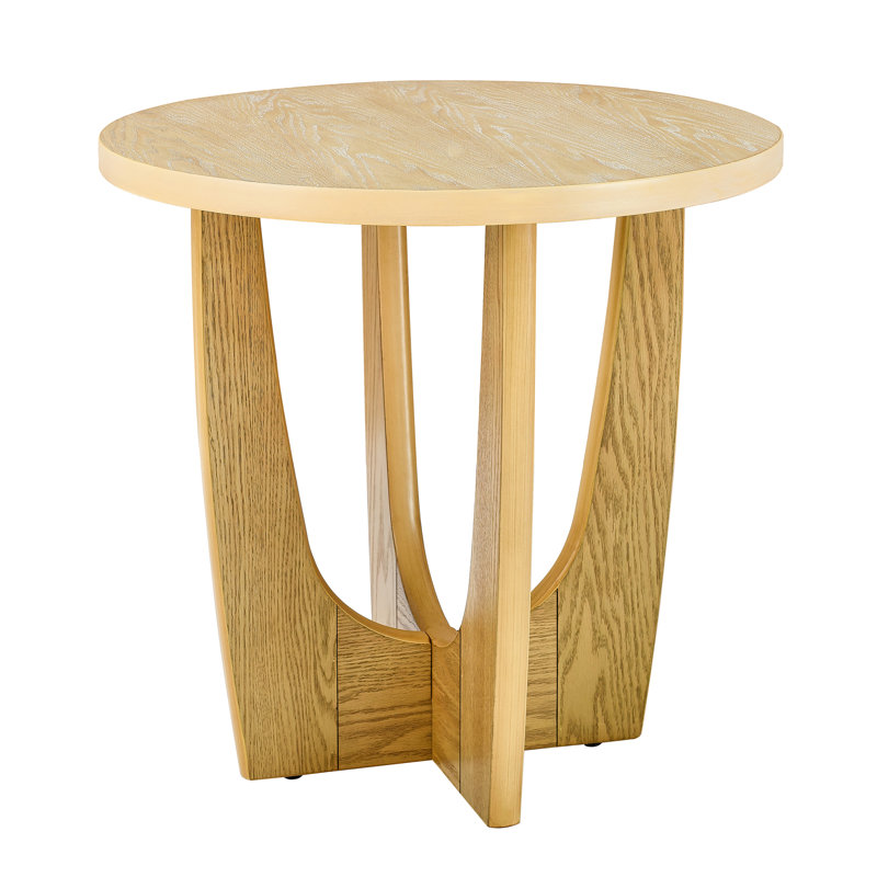 George Oliver 25" Mid-Century Modern Round End Table | Wayfair